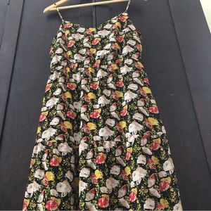 J Crew Mercantile chiffon tiered dress